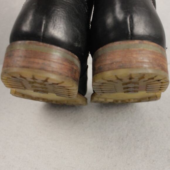 J.D. Fisk Phinney Black Ankle Boot Wingtip Brogue/Oxford Leather Mens 8.5 - Picture 6 of 13